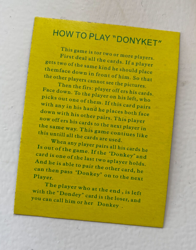 How to play 'Donyket'