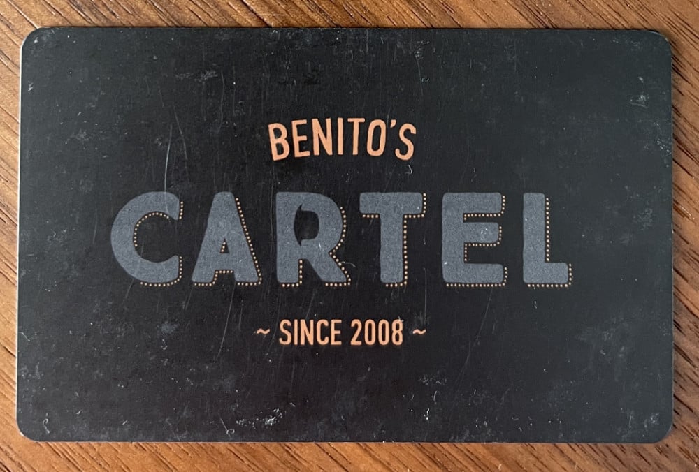 Benito's Cartel card