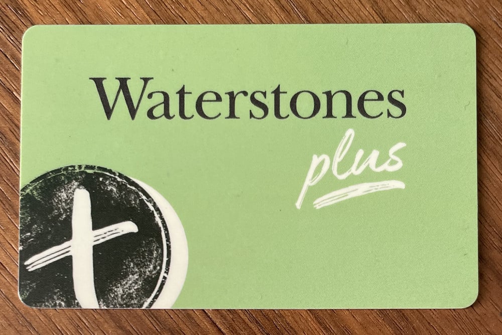 Waterstones Plus card